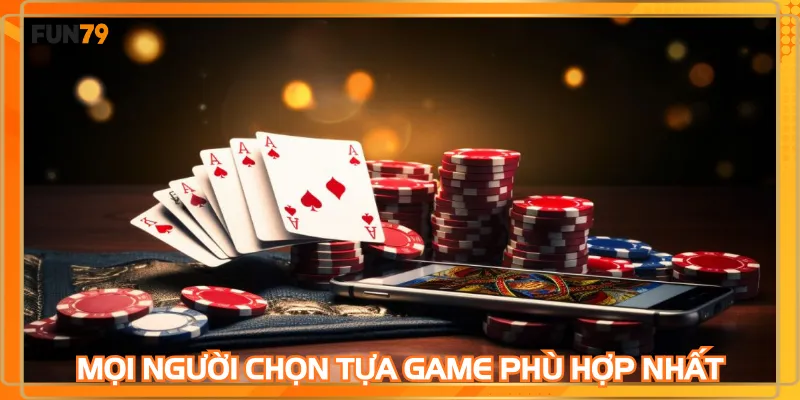 Mọi người chọn tựa game phù hợp nhất